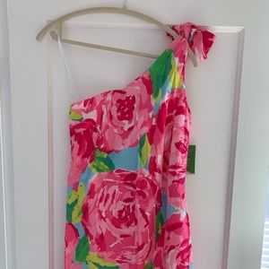 Lilly Pulitzer one shoulder dress New with tags
